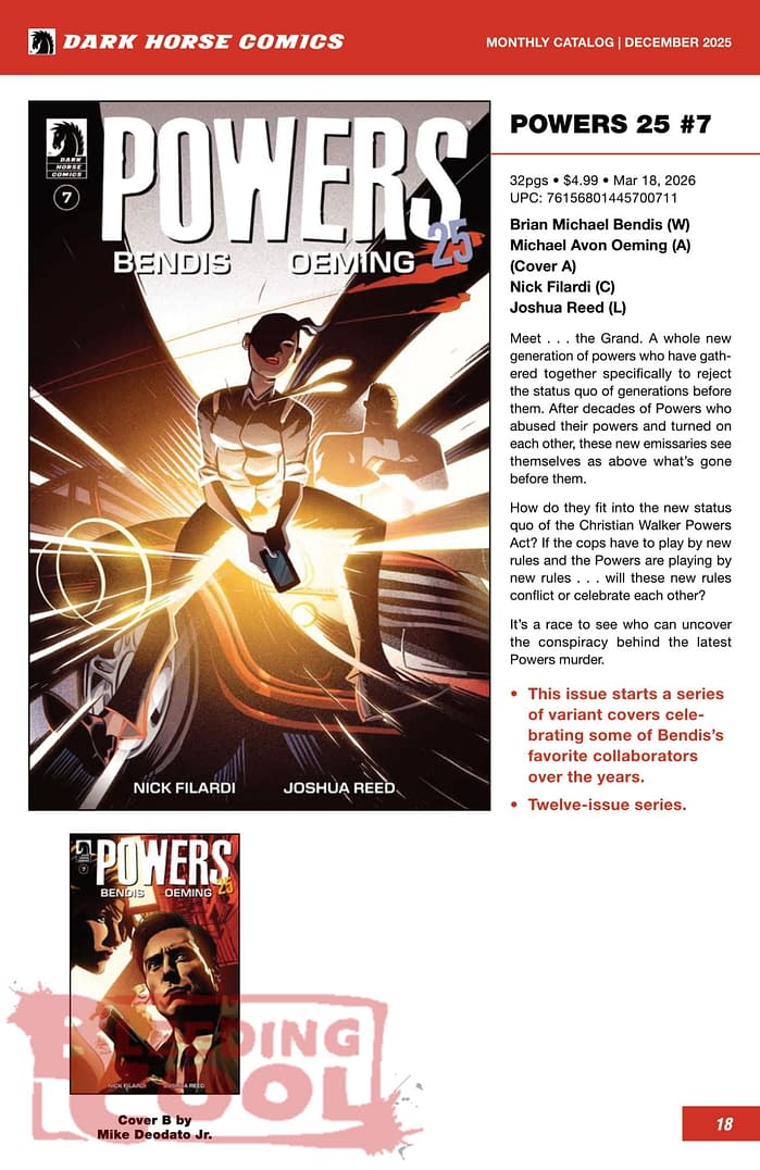 Dark Horse Comics March 2026 Solicits