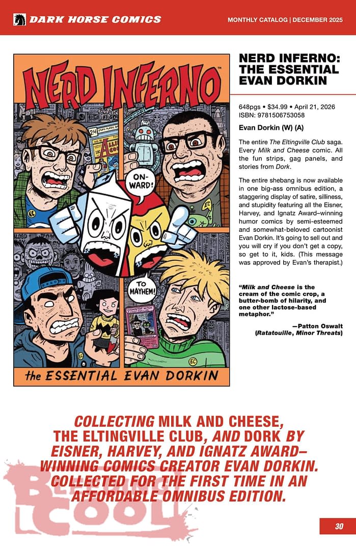 Dark Horse Comics March 2026 Solicits