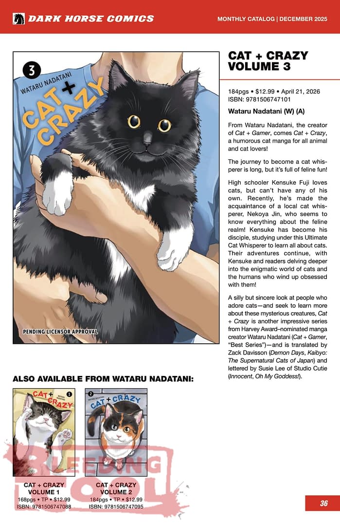 Dark Horse Comics March 2026 Solicits