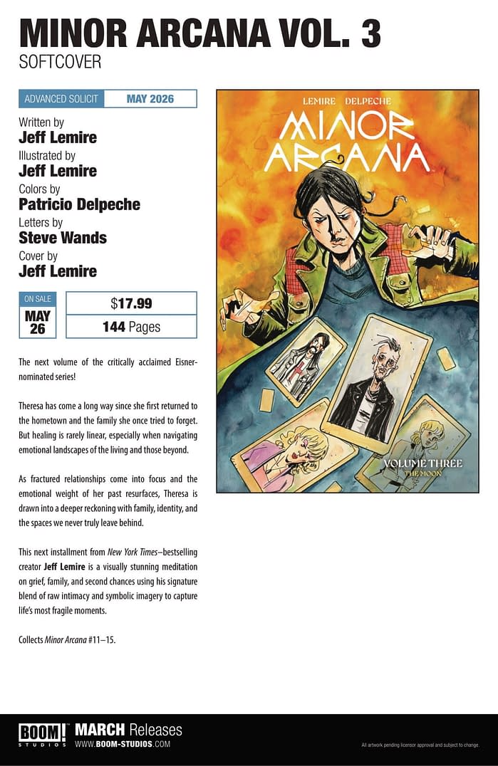 Boom Studios' March 2026 Full Solicits