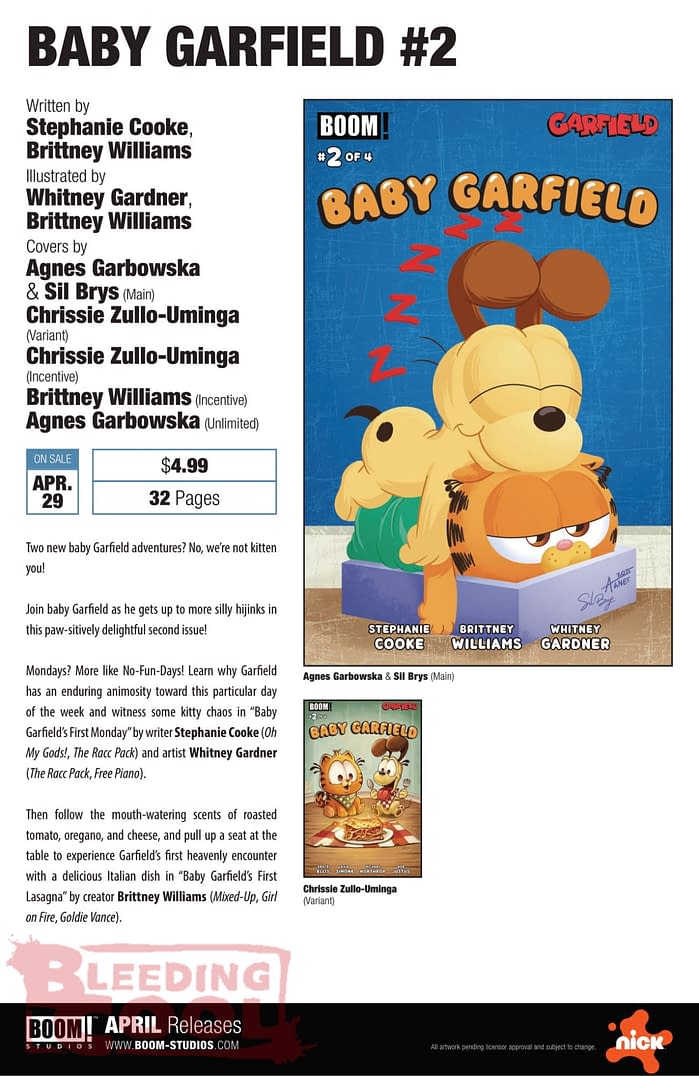 Boom Studios April 2026 Full Solicits