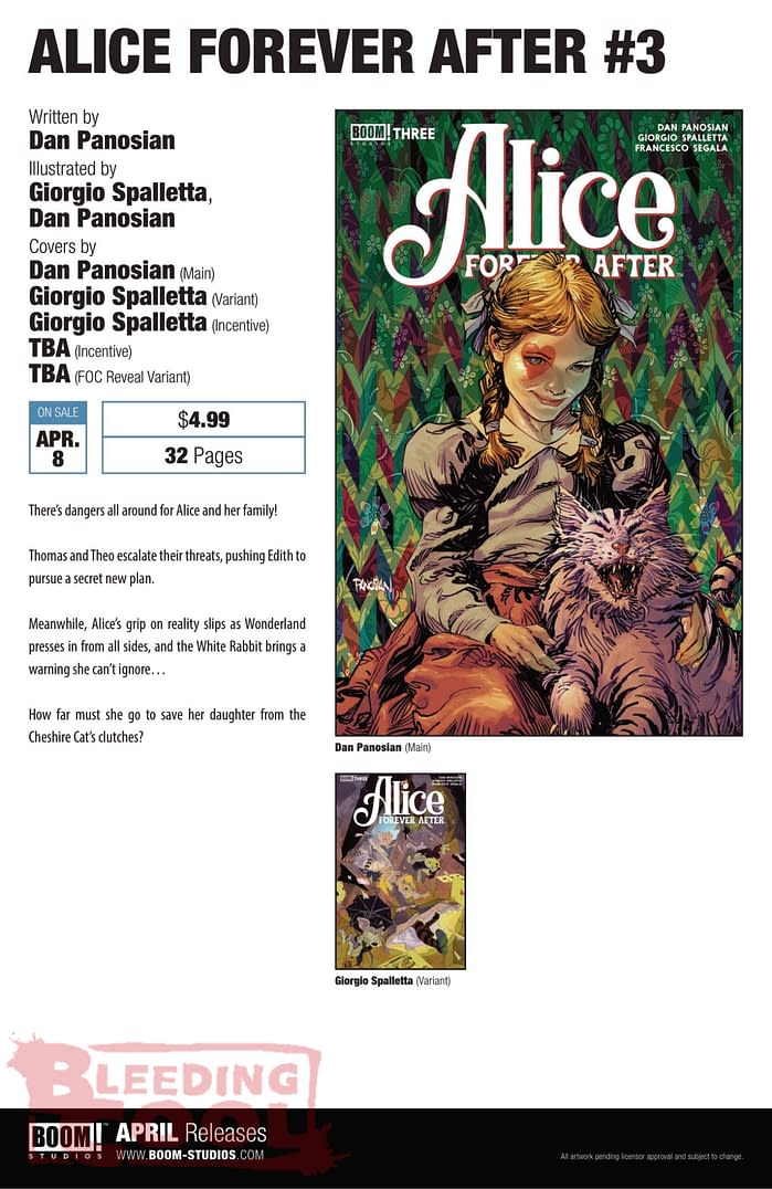 Boom Studios April 2026 Full Solicits