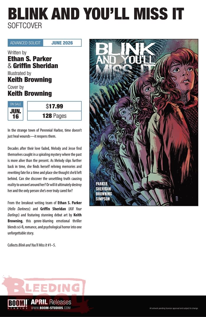 Boom Studios April 2026 Full Solicits