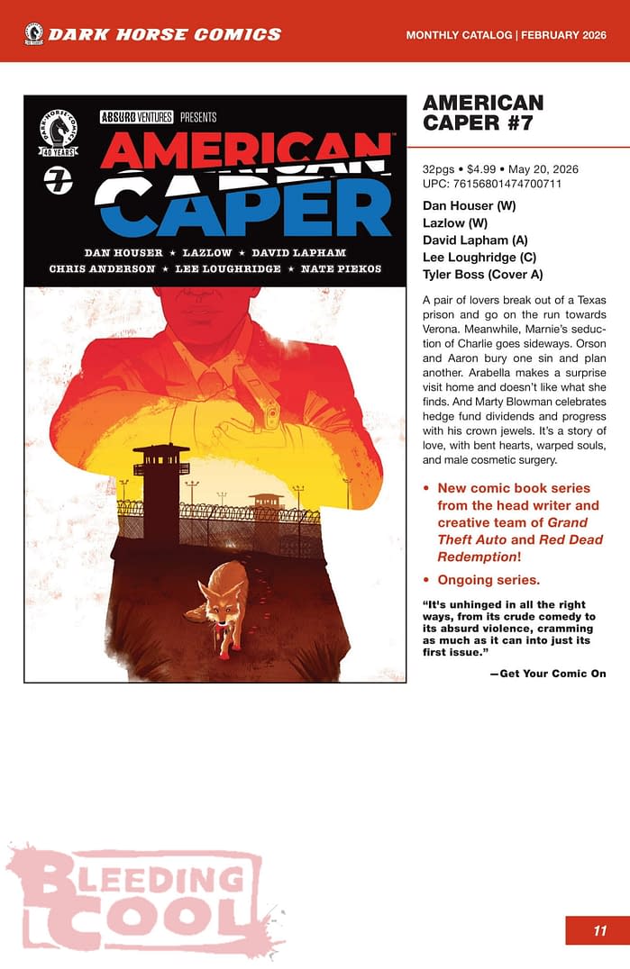 Dark Horse May 2026 Full Solicits