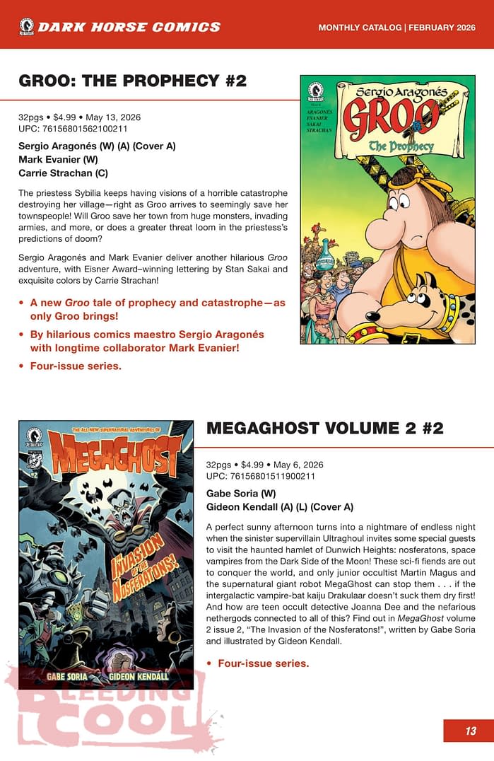 Dark Horse May 2026 Full Solicits