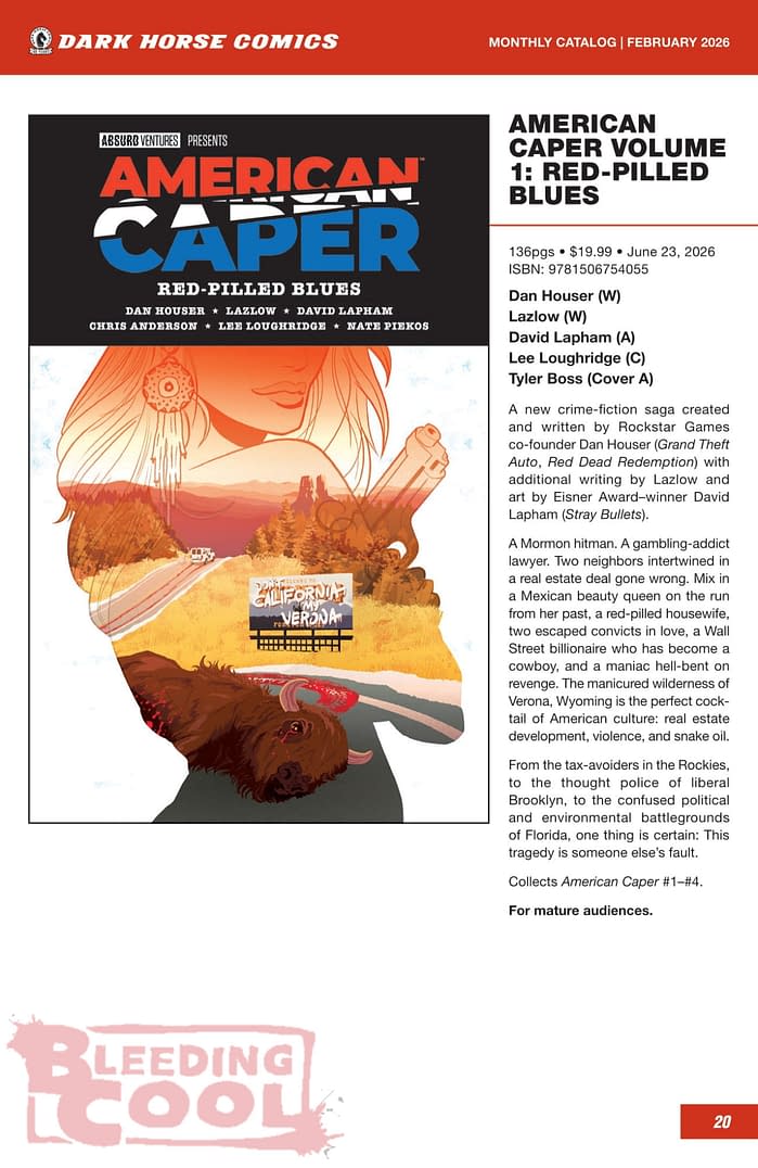 Dark Horse May 2026 Full Solicits