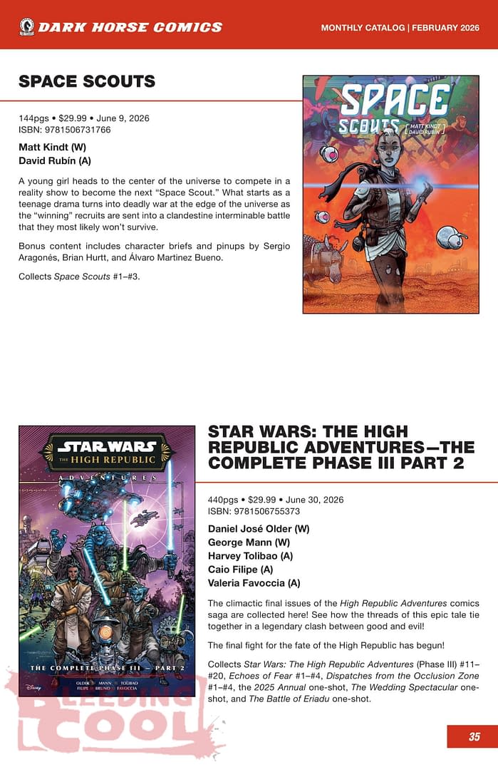 Dark Horse May 2026 Full Solicits