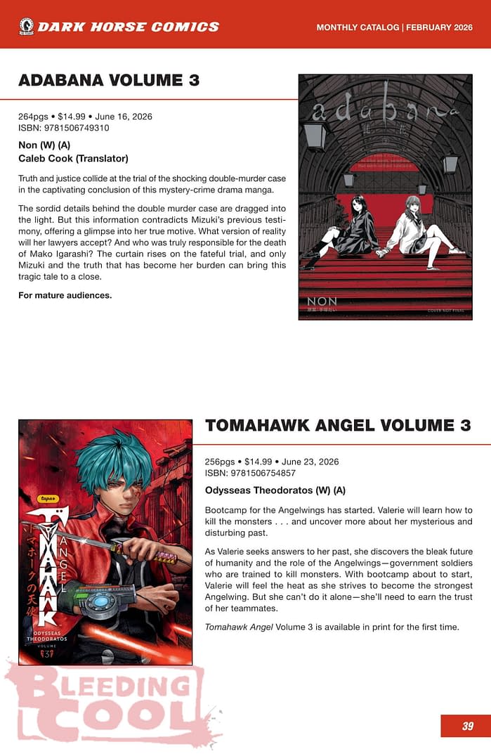 Dark Horse May 2026 Full Solicits