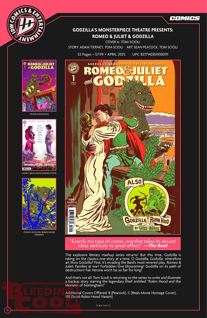 IDW April 2026 Full Solicits