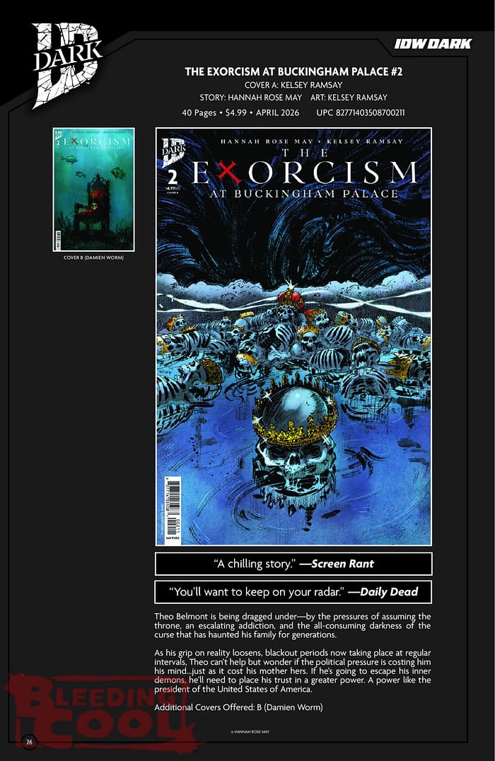 IDW April 2026 Full Solicits