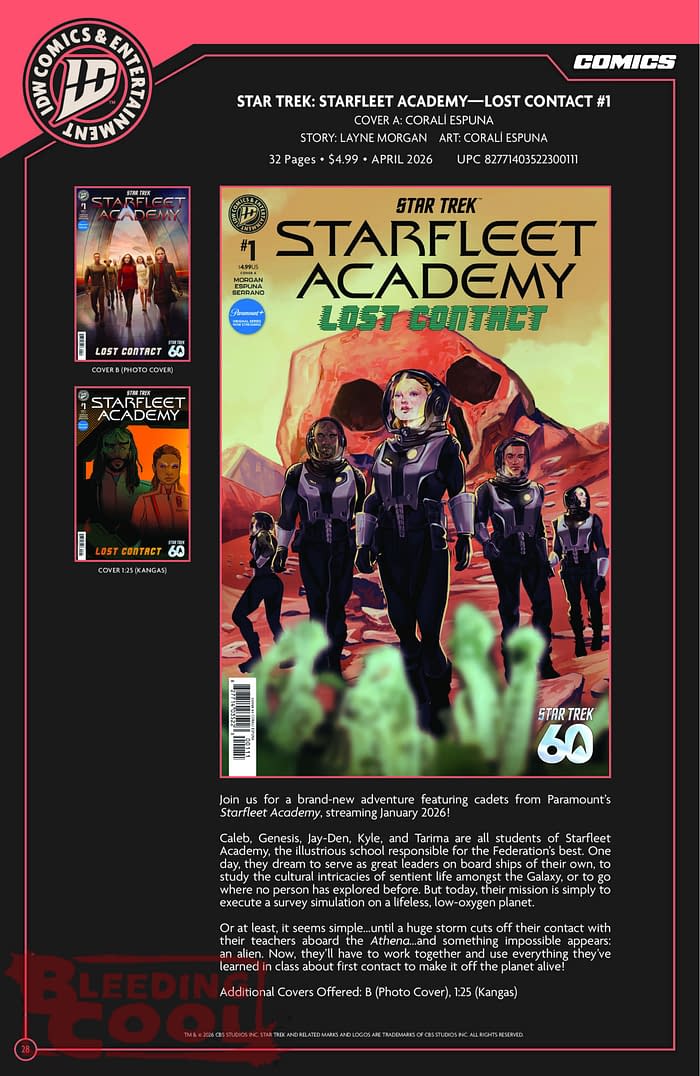 IDW April 2026 Full Solicits