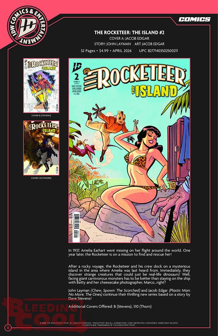 IDW April 2026 Full Solicits