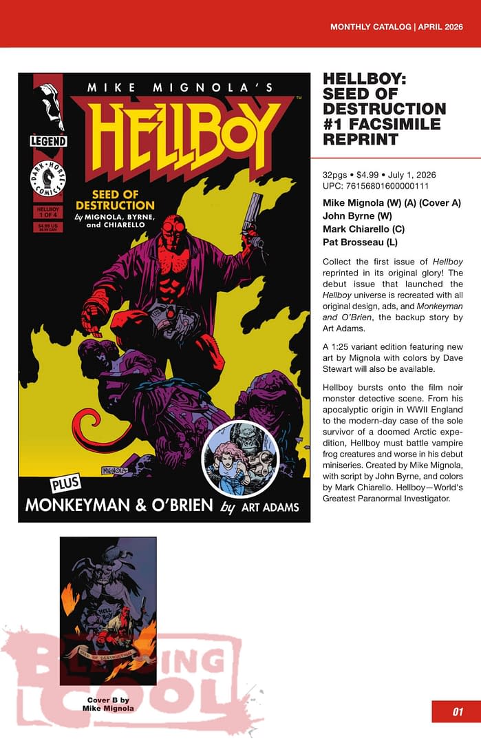 Dark Horse Comics July 2026 Full Solicits And Solicitations