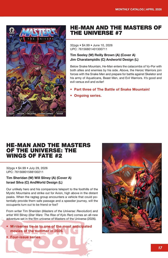 Dark Horse Comics July 2026 Full Solicits And Solicitations
