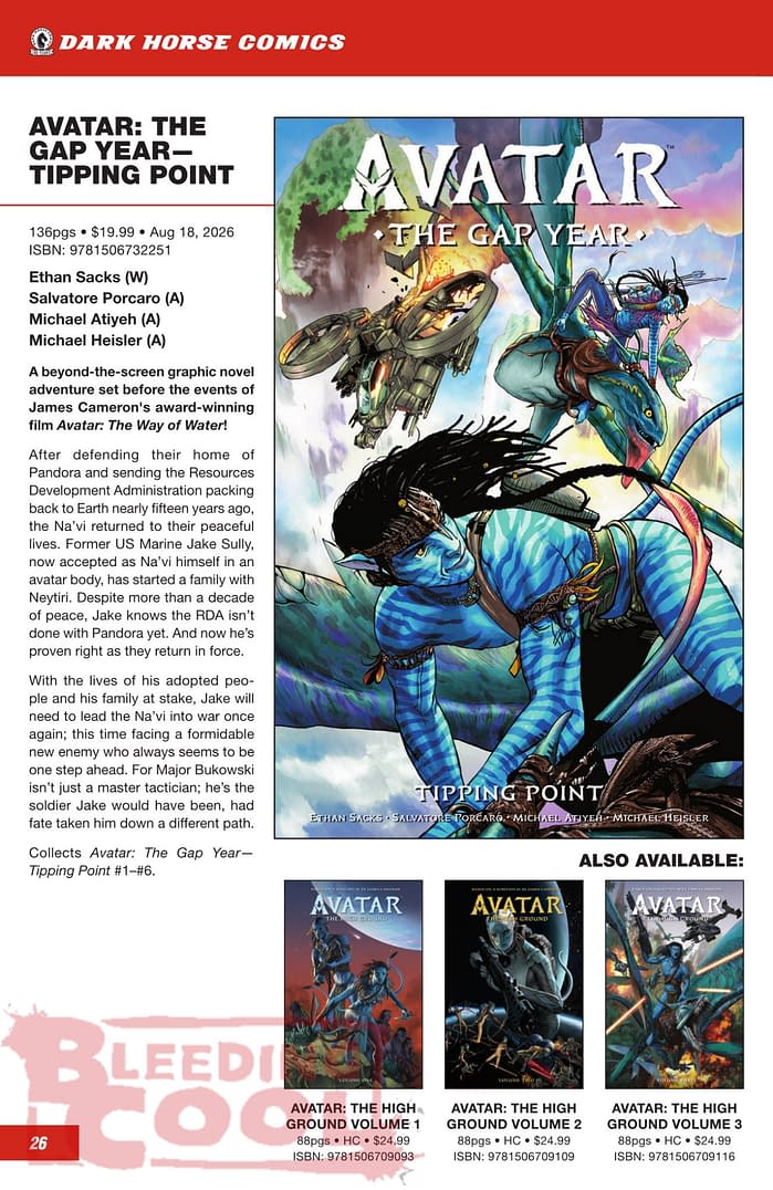 Dark Horse Comics July 2026 Full Solicits And Solicitations