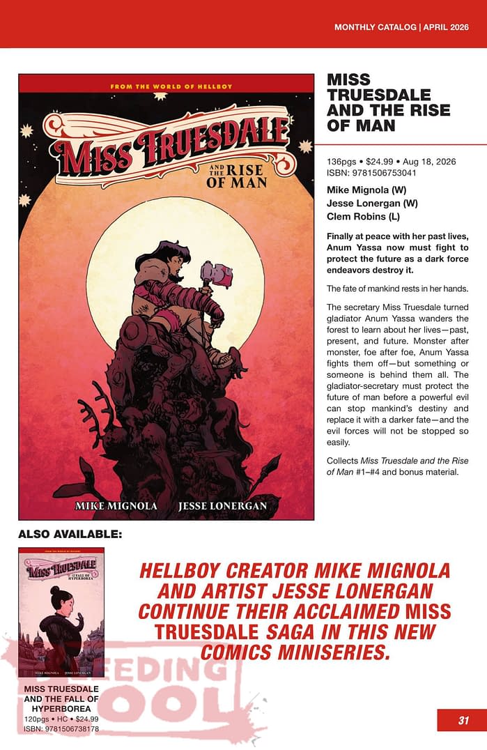 Dark Horse Comics July 2026 Full Solicits And Solicitations