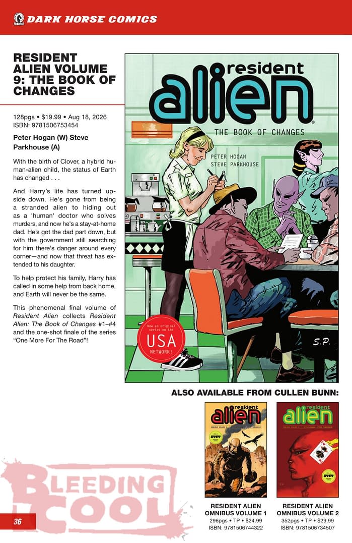 Dark Horse Comics July 2026 Full Solicits And Solicitations