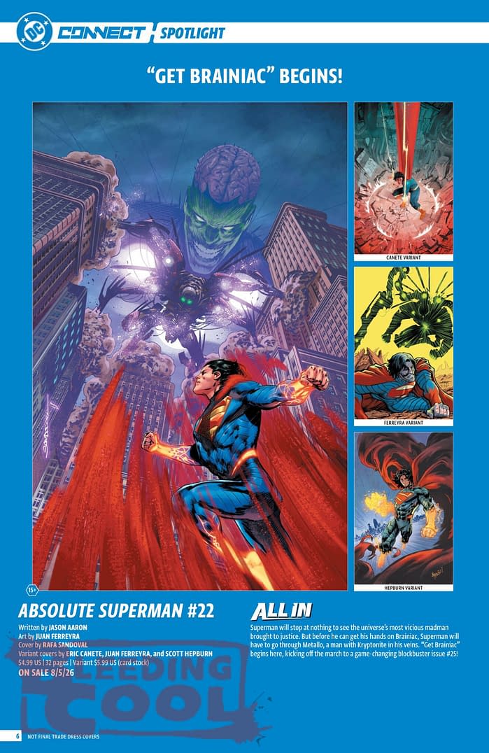 DC Comics August 2026 Solicits And Solicitations