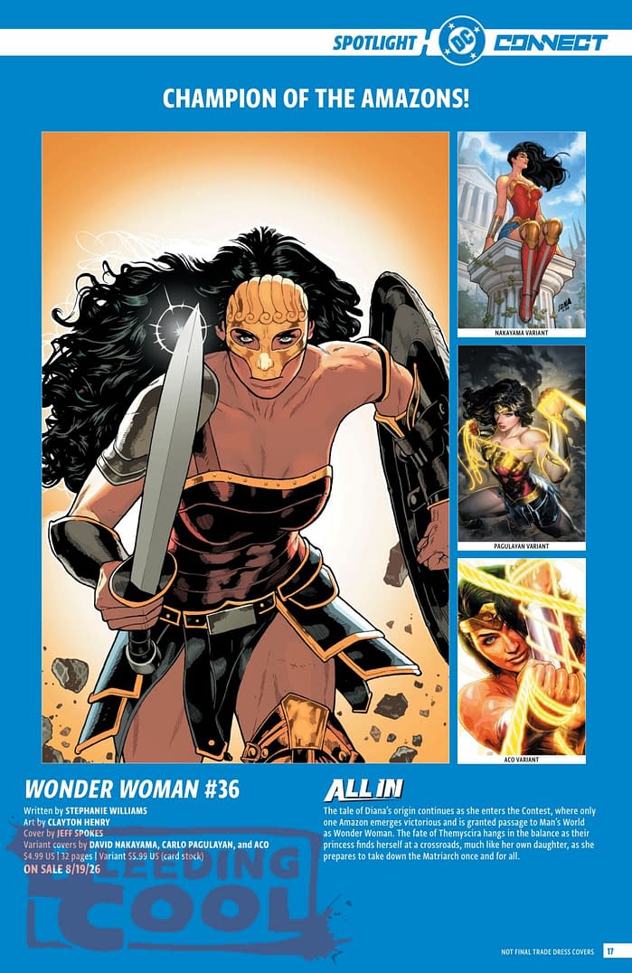 DC Comics August 2026 Solicits And Solicitations