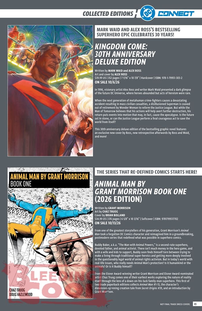 DC Comics August 2026 Solicits And Solicitations