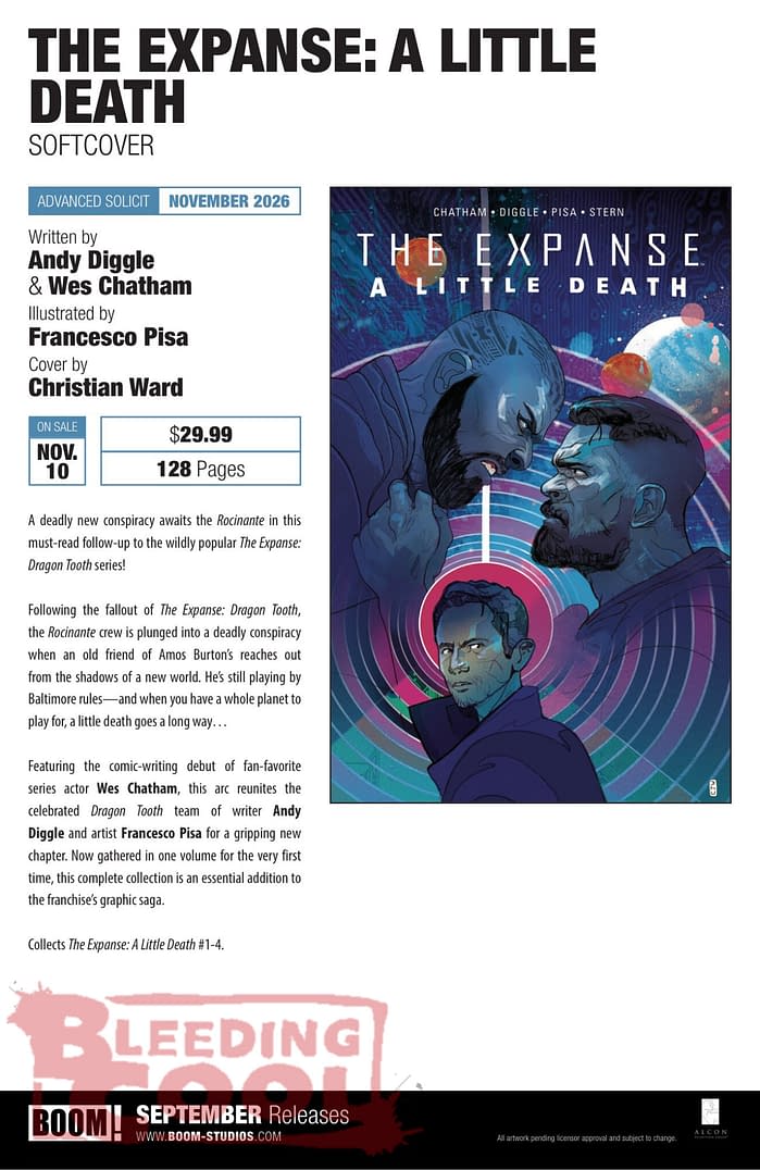Exclusive: Boom Studios Official September 2026 Full Solicits