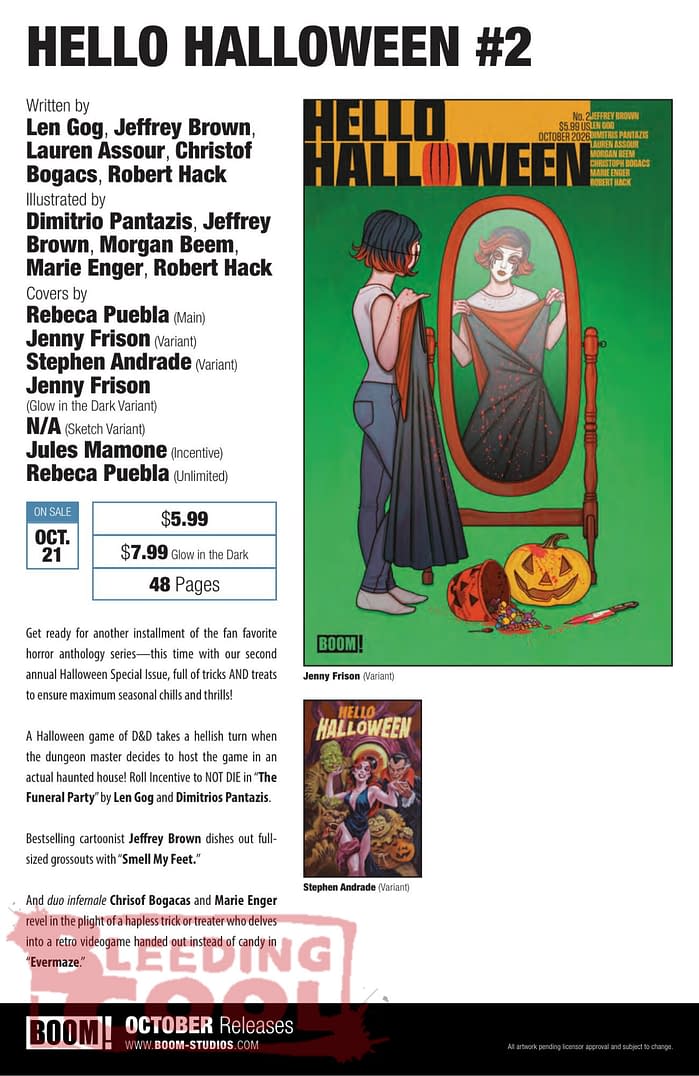 Exclusive: Boom Studios Official Full October 2026 Solicitations