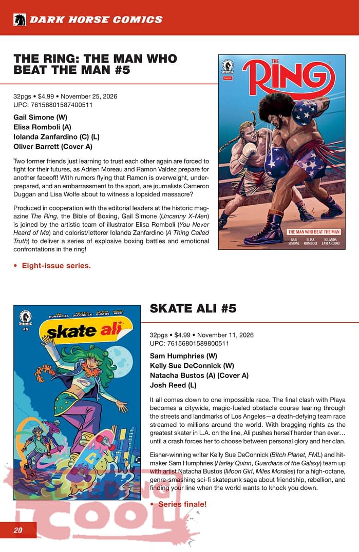 Dark Horse Comics' Official Full October 2026 Solicits