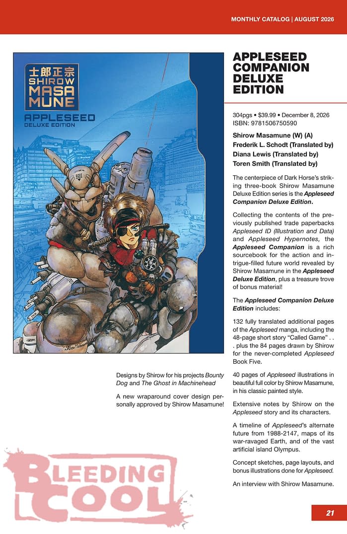 Dark Horse Comics' Official Full October 2026 Solicits