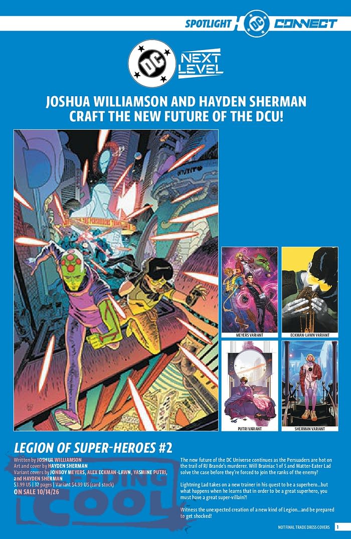 Official: DC Comic Full October 2026 Solicits And Solicitations