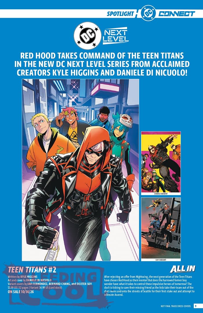 Official: DC Comic Full October 2026 Solicits And Solicitations
