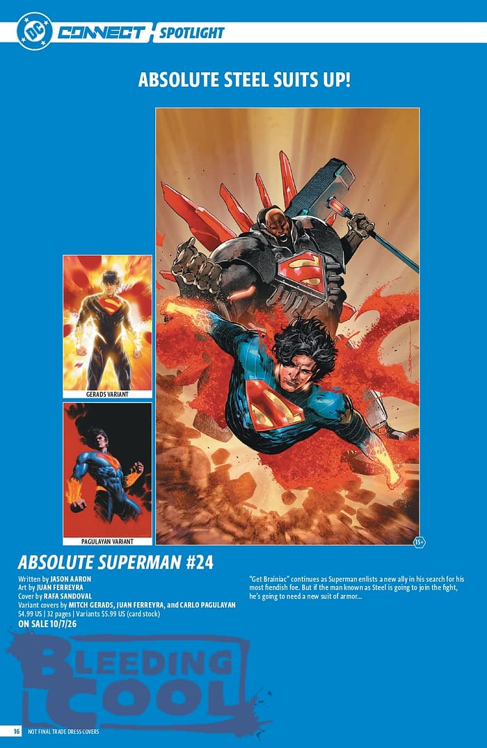 Official: DC Comic Full October 2026 Solicits And Solicitations
