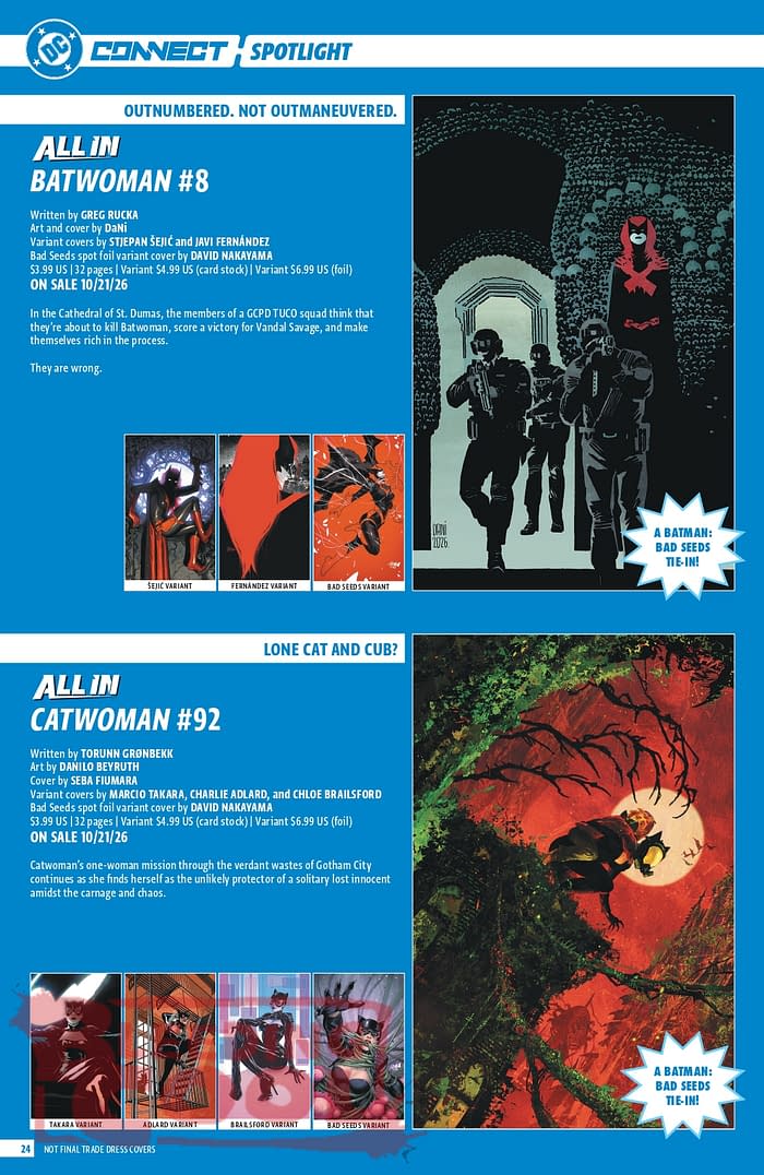 Official: DC Comic Full October 2026 Solicits And Solicitations