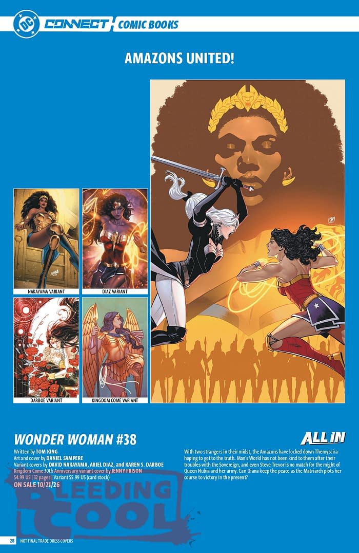 Official: DC Comic Full October 2026 Solicits And Solicitations
