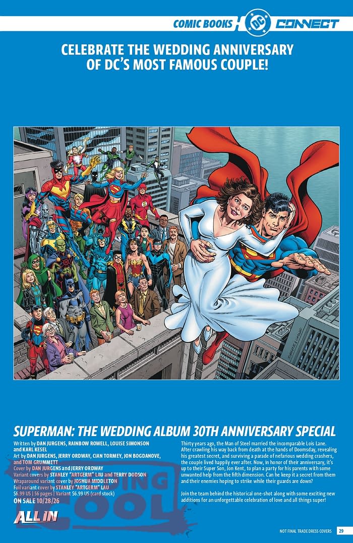 Official: DC Comic Full October 2026 Solicits And Solicitations
