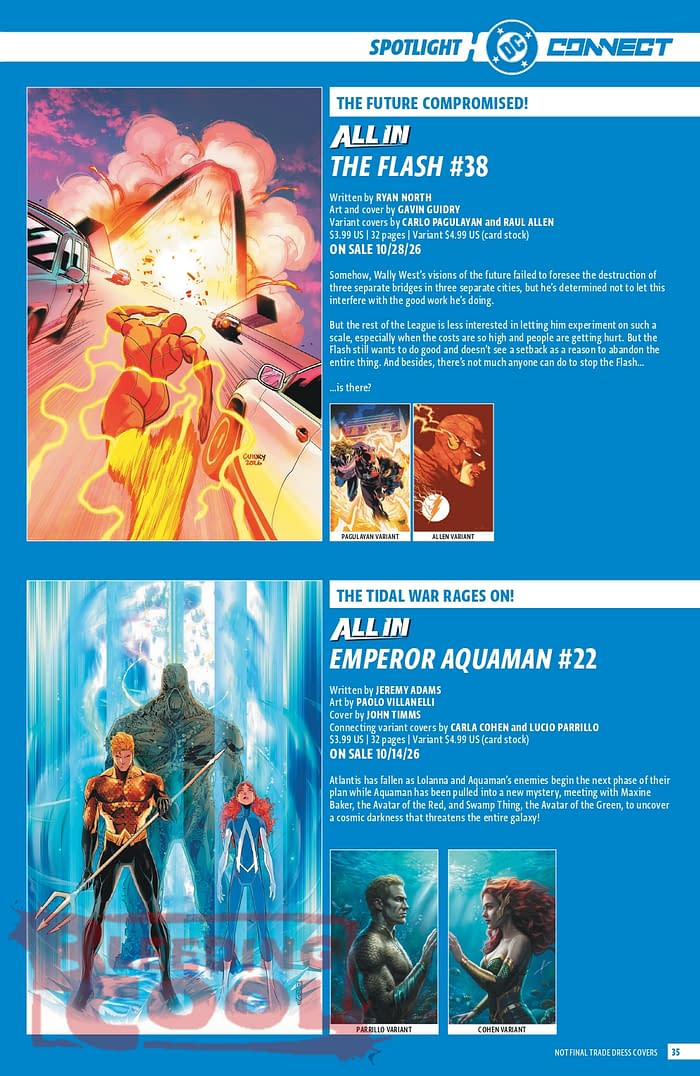 Official: DC Comic Full October 2026 Solicits And Solicitations