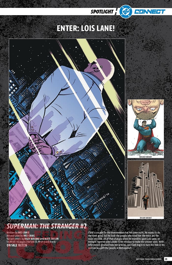 Official: DC Comic Full October 2026 Solicits And Solicitations