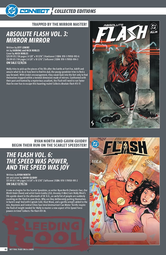 Official: DC Comic Full October 2026 Solicits And Solicitations
