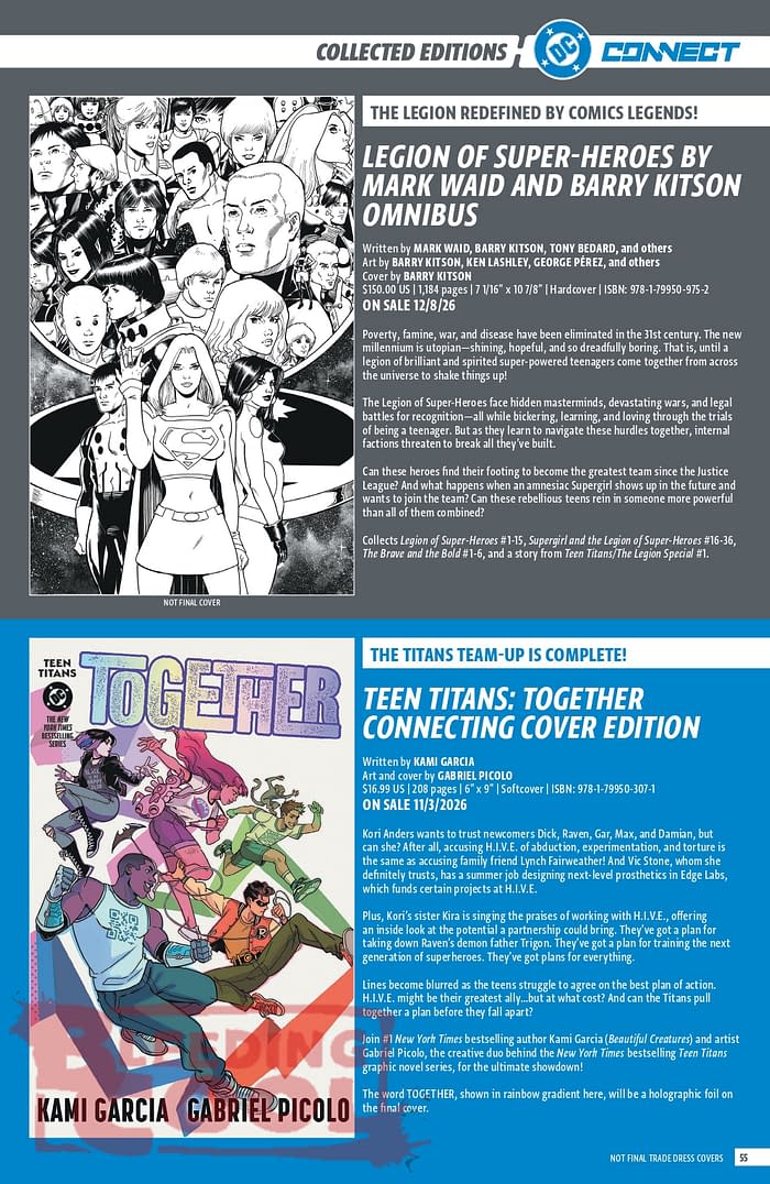 Official: DC Comic Full October 2026 Solicits And Solicitations