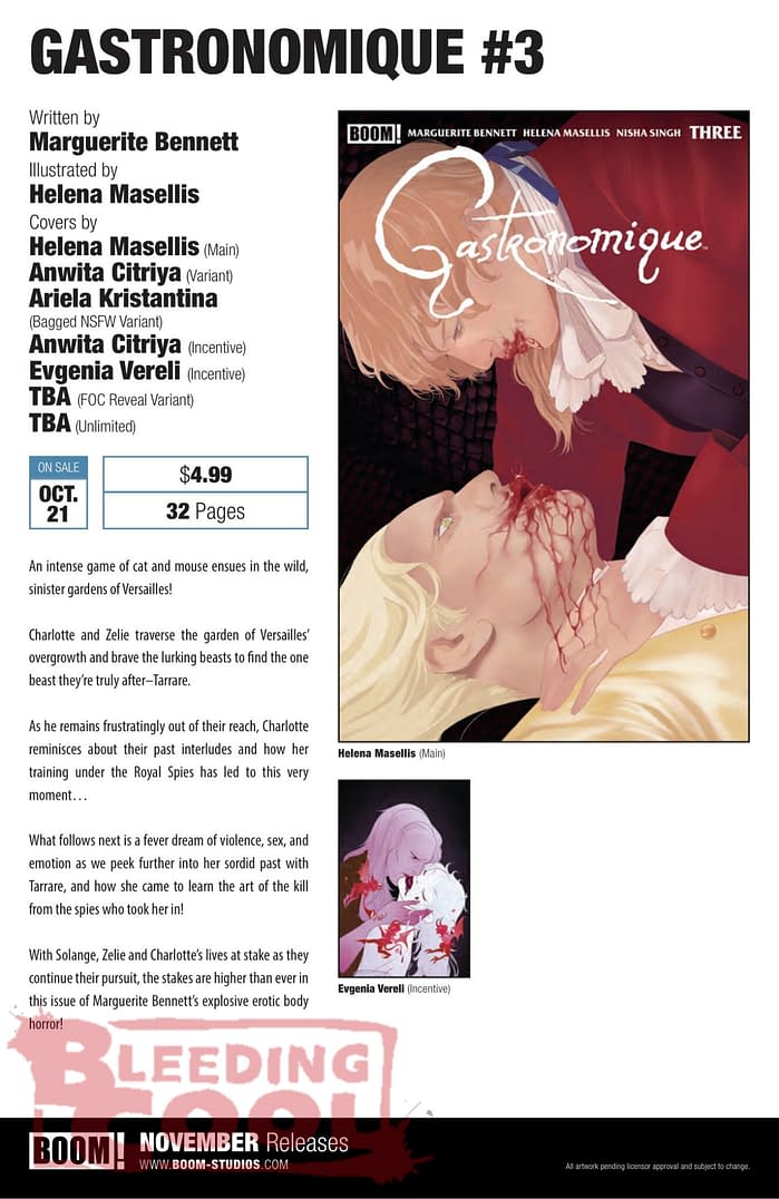 Exclusive: Boom Studios November 2026 Solicits
