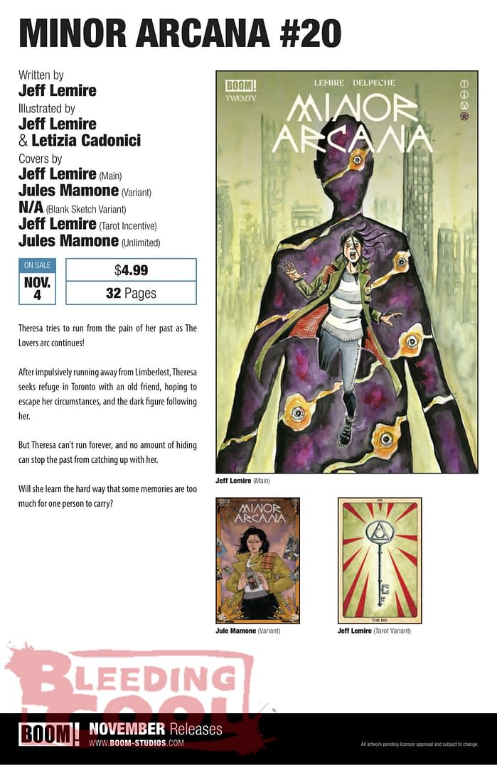 Exclusive: Boom Studios November 2026 Solicits