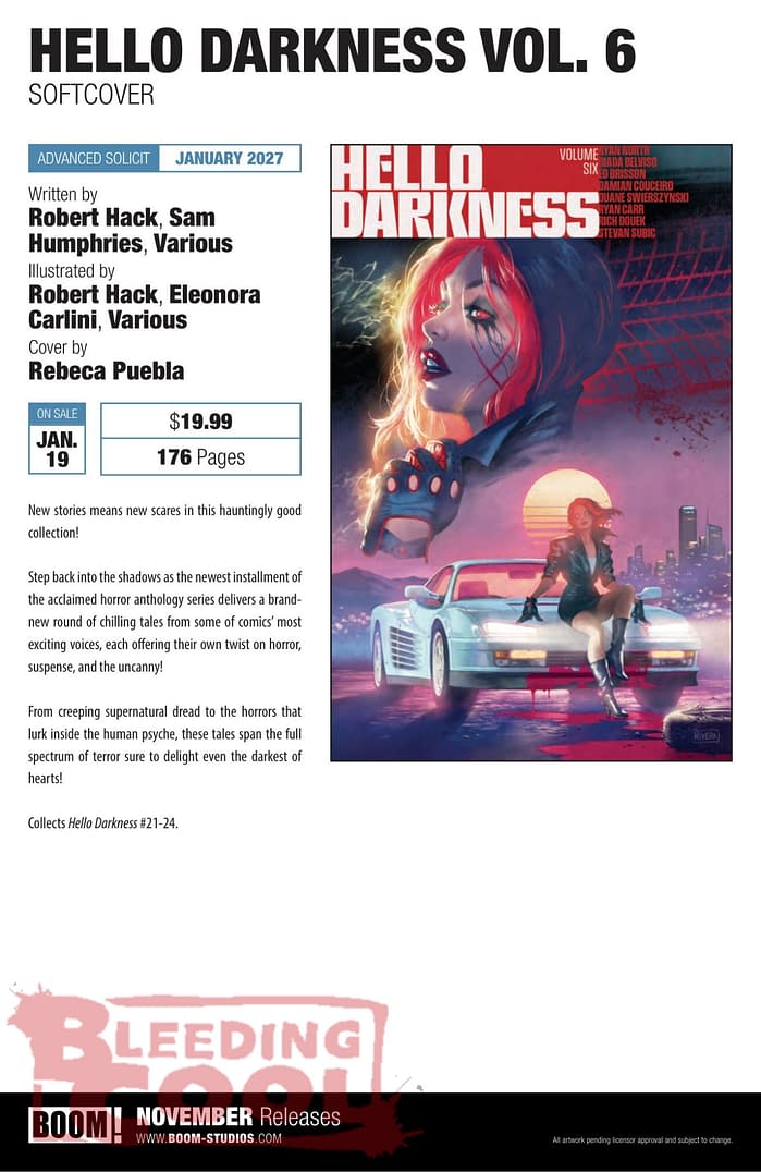 Exclusive: Boom Studios November 2026 Solicits
