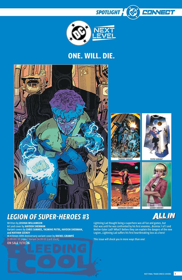 DC Comics Full Official November 2026 Solicits