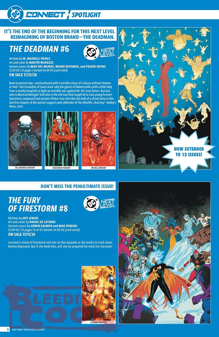 DC Comics Full Official November 2026 Solicits