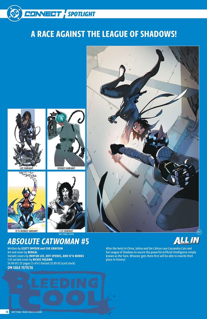 DC Comics Full Official November 2026 Solicits