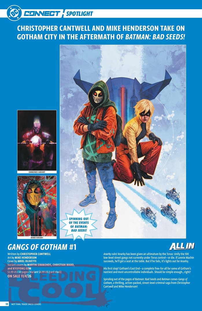 DC Comics Full Official November 2026 Solicits