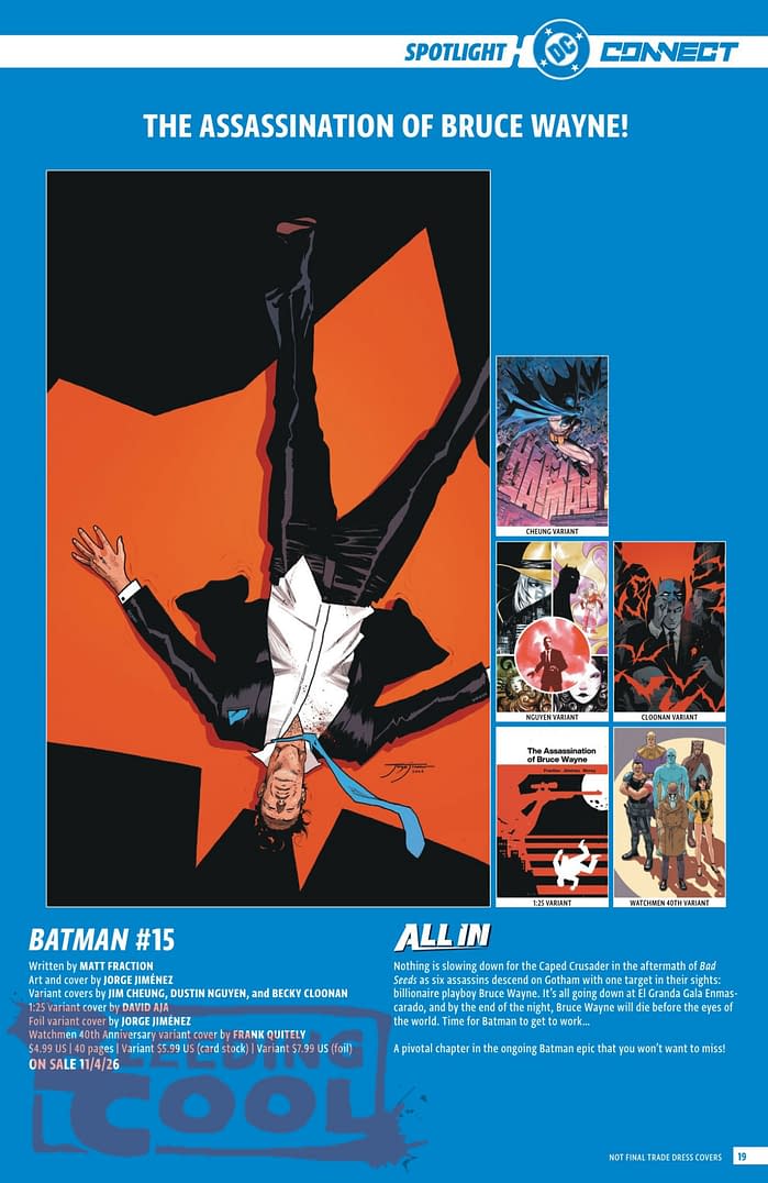 DC Comics Full Official November 2026 Solicits