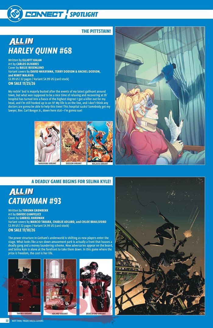 DC Comics Full Official November 2026 Solicits