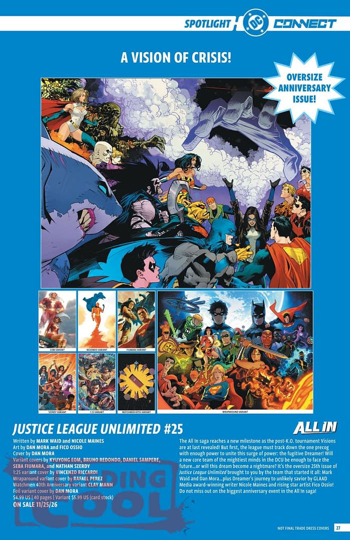 DC Comics Full Official November 2026 Solicits