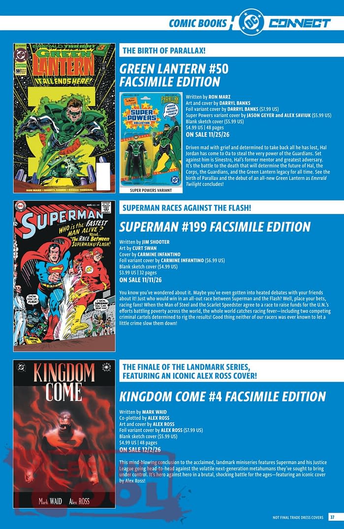 DC Comics Full Official November 2026 Solicits And Solicitations