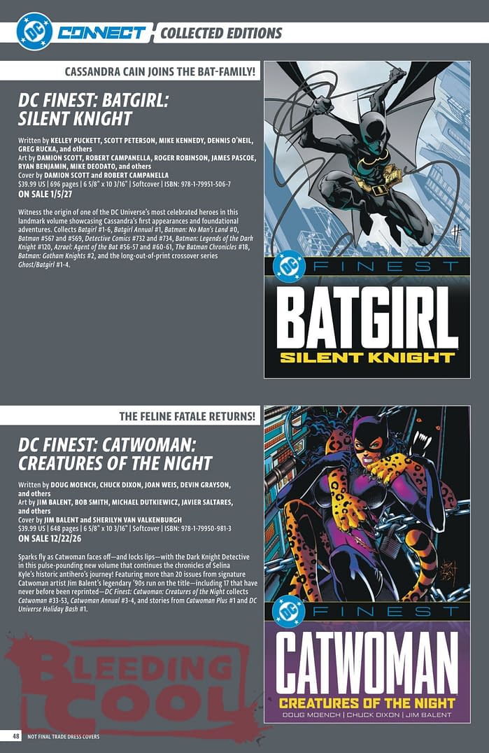 DC Comics Full Official November 2026 Solicits And Solicitations